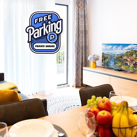 Masarykova Residence - Modern 1-Bedroom In City Center & Free Parking Ljubljana Ngoại thất bức ảnh