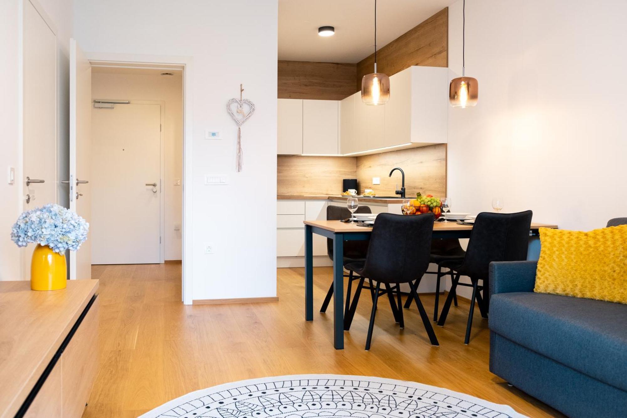 Masarykova Residence - Modern 1-Bedroom In City Center & Free Parking Ljubljana Ngoại thất bức ảnh